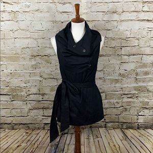 ||All Saints|| Black Lorelei Button Blouse UK10US6